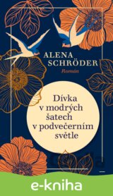 Dívka v modrých šatech v podvečerním světle