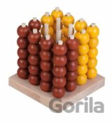 Hlavolam Piškvorky 3D podstavec + kuličky