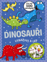Dinosauři: Vybarvuj a lep
