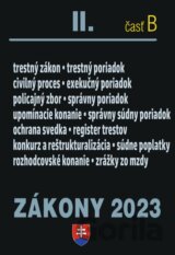 Zákony 2023 II/B - Trestné právo, exekučný poriadok, správne právo