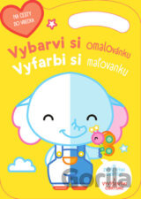 Vybarvi si omalovánku Slon / Vyfarbi si maľovanku Sloník