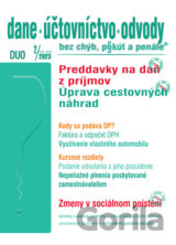 Dane, účtovníctvo, odvody č. 2/2023 bez chýb, pokút a penále - Nové preddavky na daň, Zmena stravného