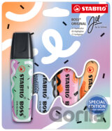 Zvýrazňovač - STABILO BOSS ORIGINAL Pastel by Ju Schnee - 4 ks