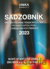 Sadzobník pre navrhovanie ponukových cien projektových prác a inžinierskych činností