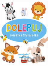 Dolepuj zvířátka/zvieratká modrý sešit/modrý zošit