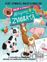 Milujeme zvieratá - nalep a vymaľuj
