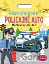 Pestrofarebné policajné auto - Maľovanky pre deti