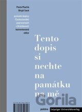 Tento dopis si nechte na památku na mě