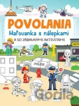 Povolania - Maľovanka s nálepkami