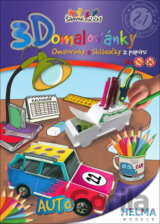 3D omalovánky Auto