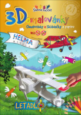 3D omalovánky Letadlo