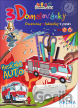 3D omalovánky Hasičské auto