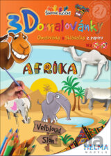 3D omalovánky Afrika