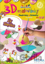 3D omalovánky Slepička
