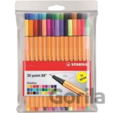 Popisovač STABILO point liner 88 sada 30 ks v PVC pouzdru