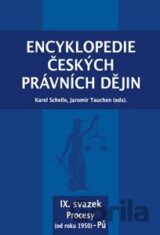 Encyklopedie českých právních dějin, IX. svazek