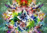 Spring Flowers and Butterflies