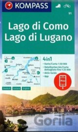 Lago di Como, Lago di Lugano 1: 50 000