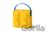 LEGO box s rukoväťou - žltá