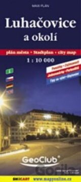 Luhačovice mapa 1:10 000