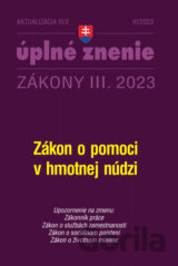 Aktualizácia III/2 - Zákon o hmotnej núdzi
