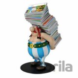Asterix a Obelix figúrka - Obelix s komiksmi