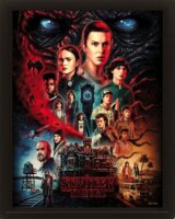Zarámovaný obraz Stranger Things 4 - Vecna 3D