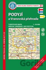 Podyjí, Vranovská přehrada 1:50 000