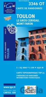 IGN 3346 OT Toulon 1:25 000