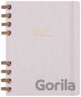 Moleskine – nedatovaný špirálový plánovací šedý diár