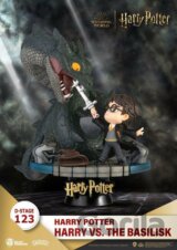 Harry Potter D-Stage diorama - Harry vs bazilisk