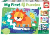 první puzzle Zvířátka z divočiny 4v1