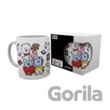 BT21 Hrnček keramický - Character stack (objem 320 ml)