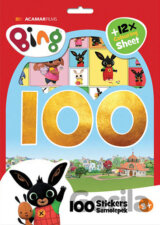 100 samolepek s omalovánkovými listy Bing