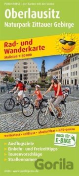 Přírodní park Horní Lužice Žitavské hory 1:50 000 / cyklistická a turistická mapa