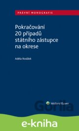 Pokračování 20 případů státního zástupce na okrese