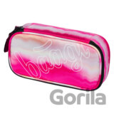 Penál etue Baagl Skate Pink Stripes