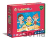 Obrázkové kostky CoComelon, 12 kostek