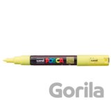 Posca akrylový popisovač PC-1M, 0,7 - 1 mm, pastelově žlutá (s extra tenkým hrotem)