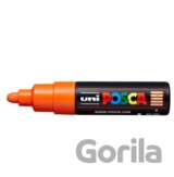 Posca akrylový popisovač PC-7M, 4,5 - 5,5 mm, oranžová (s kulatým silným hrotem)