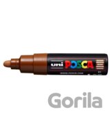 Posca akrylový popisovač PC-7M, 4,5 - 5,5 mm, hnědá (s kulatým silným hrotem)