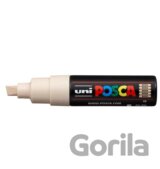 Posca akrylový popisovač PC-8K, 8 mm, béžová (se širokým, seříznutým hrotem)