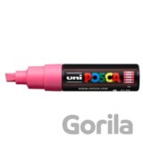 Posca akrylový popisovač PC-8K, 8 mm, růžová (se širokým, seříznutým hrotem)
