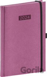 Týdenní diář Diario 2024, ružový