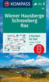 Wiener Hausberge, Schneeberg, Rax Set 2 mapy 1: 25 000