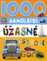 1000 samolepek - Úžasné stroje