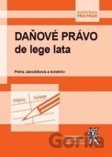 Daňové právo de lege lata