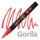 Posca akrylový popisovač PC-3ML, 0,9 - 1,3 mm, třpytivě červená (tenký kulatý hrot)