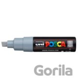 Posca akrylový popisovač PC-8K, 8 mm, šedá