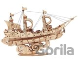 Dřevěné 3D puzzle Plachetnice